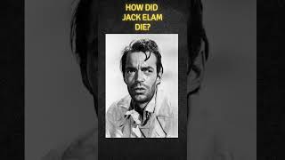 How did Jack Elam die shorts western hollywoodlegend biography hollywoodactor movie [upl. by Ettie]