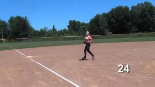 Total Softball Spring Combine 3rd Base Skills [upl. by Electra]