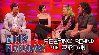 Micky Flanagan Insults Matthew McConaughey  The Graham Norton Show  Peeping Behind the Curtain [upl. by Elokcin]