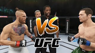 Conor McGregor vs Joe Duffy K1  EA Sports UFC 4  K1 Rules [upl. by Ehcropal]