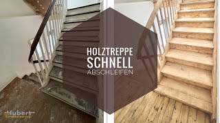 Holztreppe neu belebt Sandstrahlen für strahlende Ergebnisse [upl. by Auqemahs]