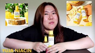 BRIGHTENING YUJA NIACIN TONER amp SERUM  PRODUCT REVIEW [upl. by Hedberg]