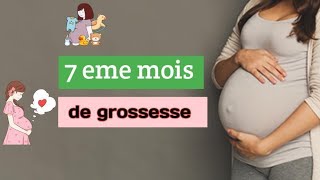 Ma grossesse pathologique Le 7 eme mois Suivi mois par mois [upl. by Waldron]