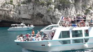 8 calanques en bateau depuis Cassis [upl. by Jenks]