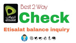 How to Etisalat balance check  How to check Etisalat balance  etisalat balanceuaetechsupport [upl. by Dobb5]