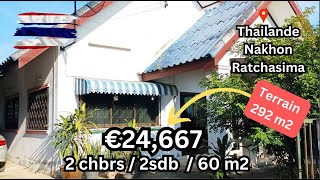 ENG SUB Thailande Nakhon Tatchasima  € 24667  Maison 2 Chambres 2 sdb 60 m2 [upl. by Odlanyar713]