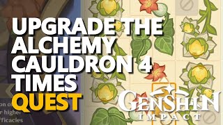 Upgrade the Alchemy Cauldron 4 times Genshin Impact [upl. by Keelia]