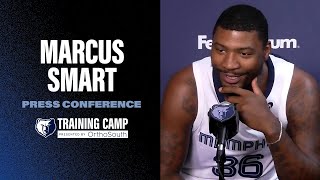 Marcus Smart  Memphis Grizzlies 2024 Media Day [upl. by Anchie955]