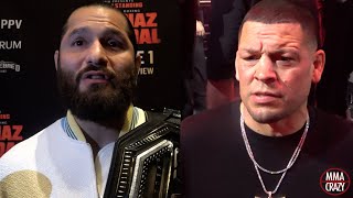 Nate Diaz vs Jorge Masvidal Trash Talk Highlights [upl. by Llednohs]