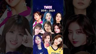 Twice members then and now in 2024 [upl. by Lamoureux]