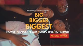 Vic West  Big Bigger Biggest ft Malosh Beckyy Colloblue amp Fathermoh Official Music Video [upl. by Clovah]