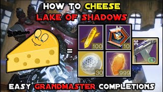 How To Cheese Lake Of Shadows First BossThreshersTormentorFinal Boss For Easy GMs Destiny 2 [upl. by Fred]