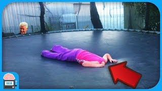 10 LUSTIGE TrampolinFails die du sehen MUSST 2018 [upl. by Adla]