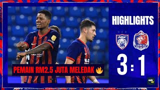 JORGE OBREGON SETARAF FORESTERI 🔥💯 JOHOR DARUL TA’ZIM 3 – 1 PORT FC [upl. by Oicnerolf]