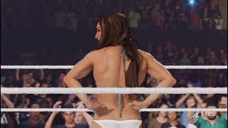 WWE 2K24  Raquel Rodriguez EntranceCelebration in Bra amp Panties [upl. by Amahcen]