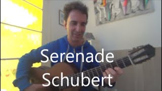 🎼Serenade D957 Stanchen F Schubert Nicolás Olivero cover guitar clássic🎸 [upl. by Lindi680]