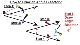 Geometry  Constructions 3 of 15 How to Draw an Angle Bisector [upl. by Thomas]