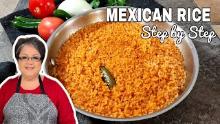 MEXICAN RICE  Step by Step  added tips❤️ [upl. by Haeckel324]