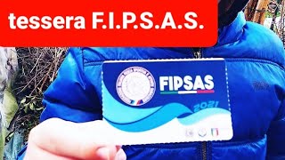 Tessera FIPSAS fipsas licenzadipesca tesseramento [upl. by Lytsirhc150]