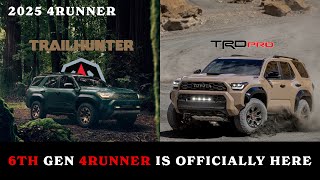 6th Gen 4Runner Officially Released  2025 4Runner Specs [upl. by Nivaj]