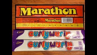 Retro Candy  Do you miss the Mars Marathon Bar [upl. by Idnaj]