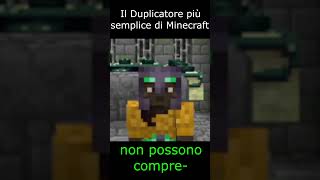 Il duplicatore più semplice di Minecraft minecrafttutorial minecraftshorts minecraftvideos [upl. by Meihar811]