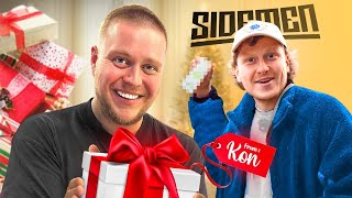 Surprising SIDEMEN Crew with Christmas PRESENTS [upl. by Nivad953]