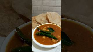 Restaurant Style Poori with Chana Masala Recipe in Tamil dailylifestyle9586 shortsfeed [upl. by Ardeth]