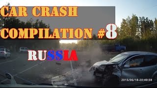 Car crash compilation in Russia  Россия  HD June 2015 by LoPeZ  8 [upl. by Antonio]