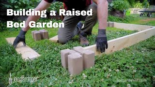 How to Build a Inexpensive and Simple Raised Bed Garden or Planter Box [upl. by Tina]