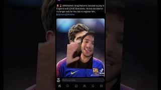 Sergi Roberto Out 🥳 sergiroberto barcelona transfer premierleague football soccer [upl. by Callida]