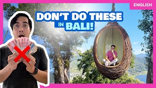 13 Travel Mistakes to Avoid in BALI • ENGLISH • The Poor Traveler Indonesia [upl. by Magnusson]