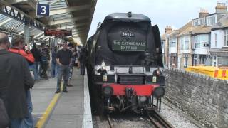 steam train at speed  106 [upl. by Ellerehc684]