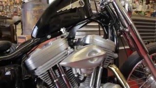 98 XLH HarleyDavidson Sportster 883 chopper start amp sound [upl. by Efram]