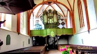 Spätgothische Kirche Hinte Aurich Ostfriesland Ahrend und Brunzema Orgel [upl. by Larimore]