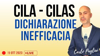 CILA e CILAS Dichiarazione Inefficacia ammessa da Consiglio di Stato [upl. by Leidgam]