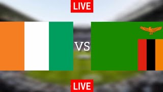 Zambia vs Ivory Coast Africa Cup of Nations football Match scoring today [upl. by Kopaz]