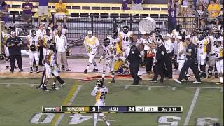 09292012 Towson vs LSU Football Highlights [upl. by Lundgren]