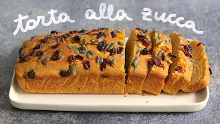 TORTA SOFFICE ALLA ZUCCA  La ricetta perfetta per lautunno vegan [upl. by Aniehs601]