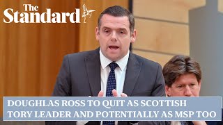 Douglas Ross to quit as Scottish Tory leader and potentially as MSP too [upl. by Guthrey]