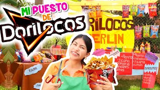 🌽MI PUESTO DE DORILOCOS 🥕🥒 CUERITOS PEPINOS CHAMOY GOMITAS ¡ECHÉLE GUERITA🤤 Conny Changarros [upl. by Leann]