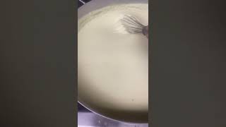 The making of Alfredo sauce [upl. by Nylrem]