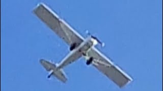 Piper PA12 Super Cruiser N92508 InFlight over PDX [upl. by Weed]