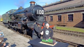 4079 Pendennis Castles 100th Birthday Party at Didcot Railway Centre on Sunday 3rd March 2024 [upl. by Iphlgenia]