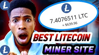 Free LITECOIN Mining Site 2024  Live Withdrawal Proof  No Deposit [upl. by Aicenek218]