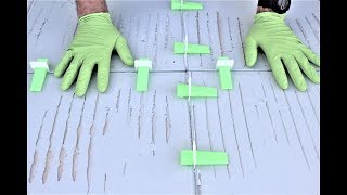 How to Use a Tile Leveling System the Right Way [upl. by Liw]