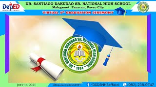 Dr Santiago Dakudao Sr NHS Virtual 4th Graduation Ceremony [upl. by Isus136]