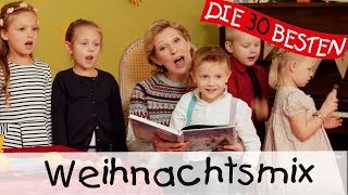 Weihnachtsliedermix 30 Minuten zum Mitsingen Tanzen und Bewegen  Kinderlieder [upl. by Akeenat]