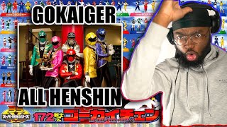 SO MANY FORMS Gokaiger All Gokai Change Henshin Series and Movies  REACTION VIDEO  ALPHAKING 🔥 [upl. by Towill]