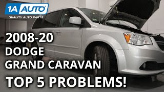 Top 5 Problems Dodge Grand Caravan Minivan 5th Generation 200820 [upl. by Strander]